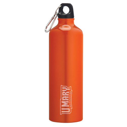  Venture Aluminum Orange Bike Bottle 26oz - U Mary Marauders Engraved