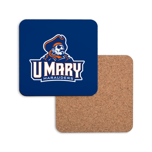  Hardboard Coaster w/Cork Backing - Primary Athletics Mark