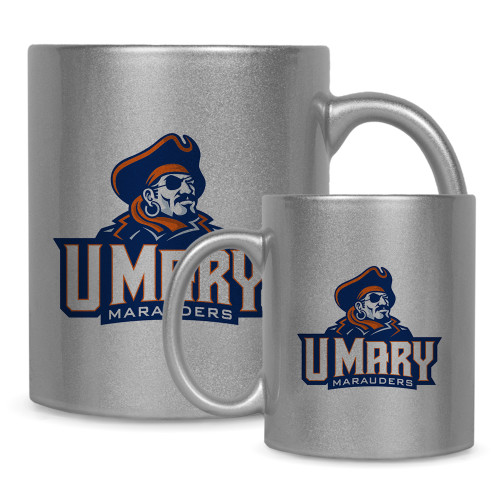  Full Color Silver Metallic Mug 11oz - Primary Athletics Mark