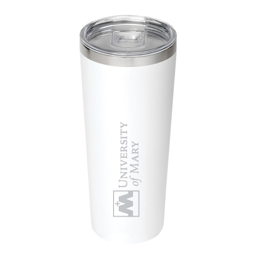  Thor Vacuum Insulated White Tumbler 22oz - University Mark Engraved