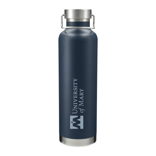  Thor Copper Vacuum Insulated Navy Bottle 32oz - University Mark Engraved