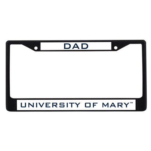  Dad Metal License Plate Frame in Black - Dad