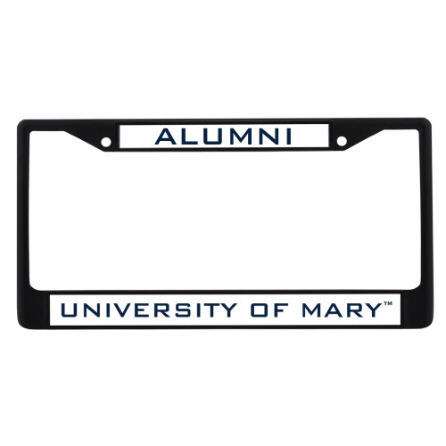  Alumni Metal License Plate Frame in Black - Alumni