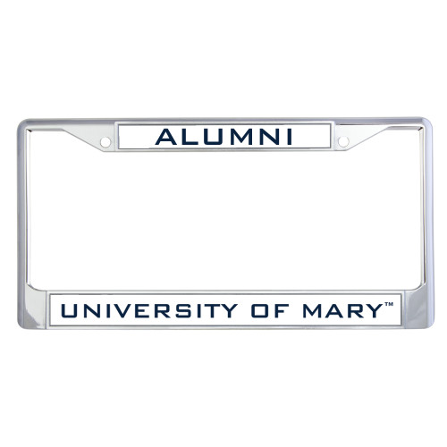  Alumni Metal License Plate Frame in Chrome - Alumni
