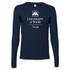 Thumbnail image for  Bella + Canvas Navy Jersey Cotton Long Sleeve T Shirt