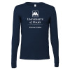 Thumbnail image for  Bella + Canvas Navy Jersey Cotton Long Sleeve T Shirt
