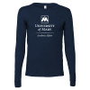 Thumbnail image for  Bella + Canvas Navy Jersey Cotton Long Sleeve T Shirt