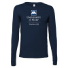 Thumbnail image for  Bella + Canvas Navy Jersey Cotton Long Sleeve T Shirt