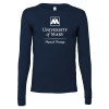 Thumbnail image for  Bella + Canvas Navy Jersey Cotton Long Sleeve T Shirt