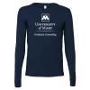 Thumbnail image for  Bella + Canvas Navy Jersey Cotton Long Sleeve T Shirt