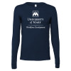 Thumbnail image for  Bella + Canvas Navy Jersey Cotton Long Sleeve T Shirt