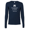 Thumbnail image for  Bella + Canvas Navy Jersey Cotton Long Sleeve T Shirt