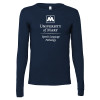 Thumbnail image for  Bella + Canvas Navy Jersey Cotton Long Sleeve T Shirt