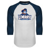 Thumbnail image for  White/Navy Raglan Baseball T Shirt
