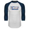 Thumbnail image for  White/Navy Raglan Baseball T Shirt