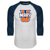 Thumbnail image for  White/Navy Raglan Baseball T Shirt