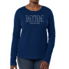 Thumbnail image for  Fall Rush Ladies Navy Long Sleeve Tee