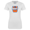 Thumbnail image for  Next Level Womens White Boyfriend Tee