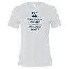 Thumbnail image for  Bella + Canvas Womens White Relaxed Cotton T Shirt