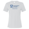 Thumbnail image for  Bella + Canvas Womens White Relaxed Cotton T Shirt