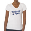 Thumbnail image for  Fall Rush Ladies White V Neck Tee