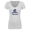 Thumbnail image for  Next Level Womens White Ideal V Tee