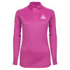 Thumbnail image for  Syntrel Womens Raspberry Interlock 1/4 Zip