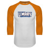 Thumbnail image for  White/Orange Raglan Baseball T Shirt