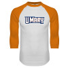 Thumbnail image for  White/Orange Raglan Baseball T Shirt