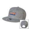 Thumbnail image for  Heather Grey Wool Blend Flat Bill Snapback Hat