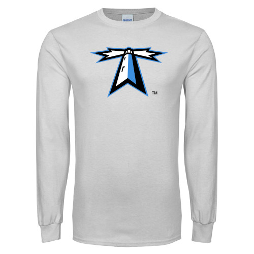  White Long Sleeve T Shirt - Lighthouse