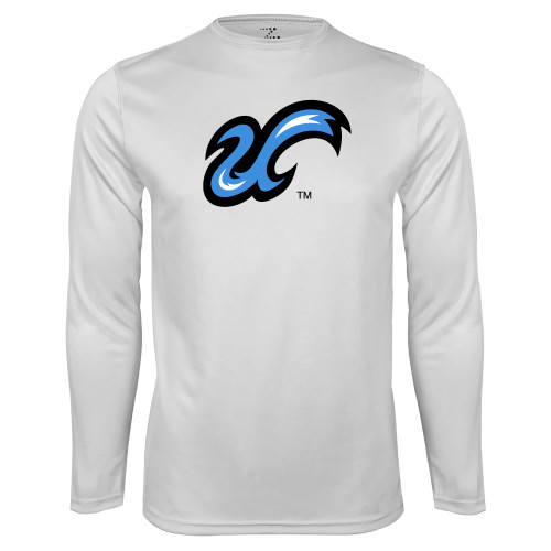  White Performance Long Sleeve Shirt - The U