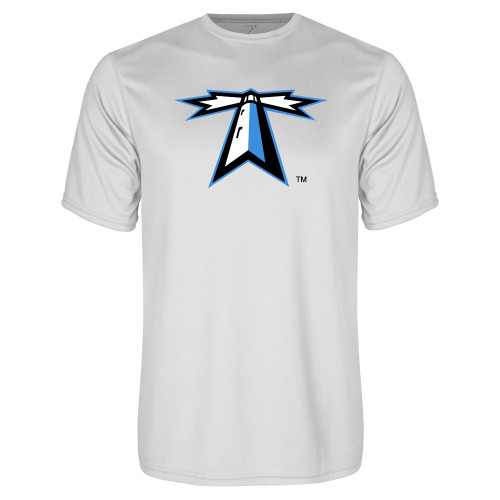  White Performance Tee - Lighthouse