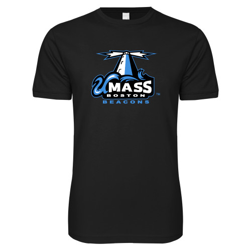  Next Level Black SoftStyle T Shirt - Primary Logo