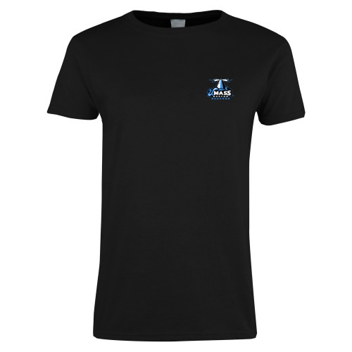  Womens Black Short Sleeve Tee - Primary Logo