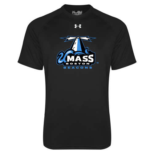  Under Armour Black Tech Tee - Primary Logo