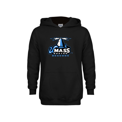  Youth Black Fleece Hoodie - Primary Logo