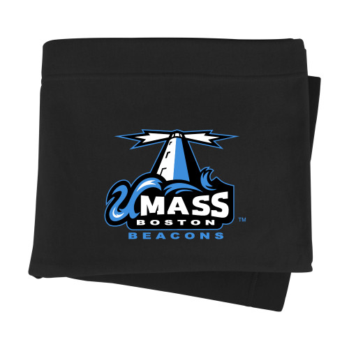  Black Sweatshirt Blanket - Primary Logo