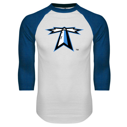 Main Image for  White/Royal Raglan Baseball T Shirt