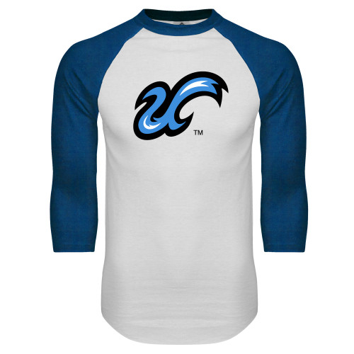 Main Image for  White/Royal Raglan Baseball T Shirt