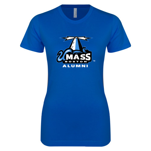  Next Level Womens Royal Boyfriend Tee - Alumni