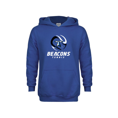  Youth Royal Fleece Hoodie - Beacons Tennis Abstract Ball