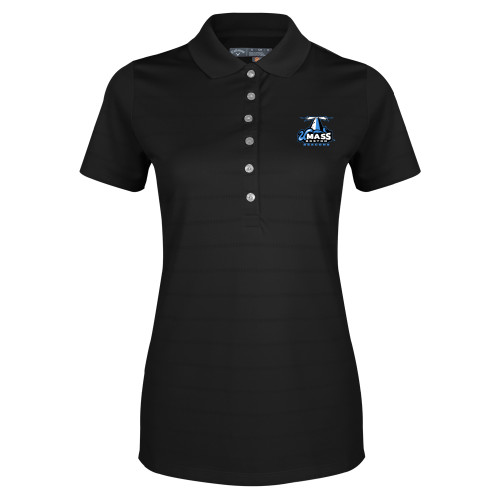  Callaway Womens Black Opti Vent Polo - Primary Logo