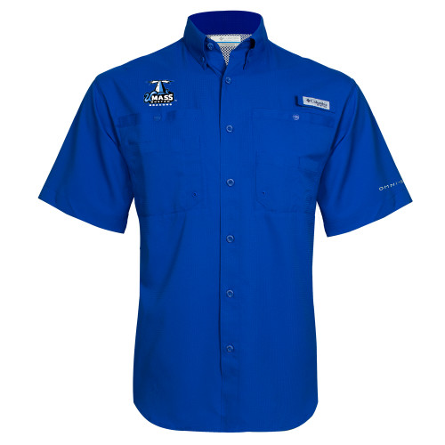  Columbia Royal Tamiami Performance Short Sleeve Shirt - Primary Logo