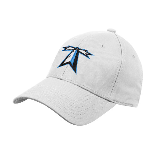  White Structured Adjustable Pro Style Hat - Lighthouse