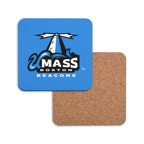 Hardboard Coaster w/Cork Backing - Primary Logo