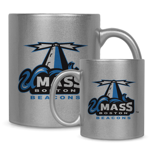  Full Color Silver Metallic Mug 11oz - Primary Logo