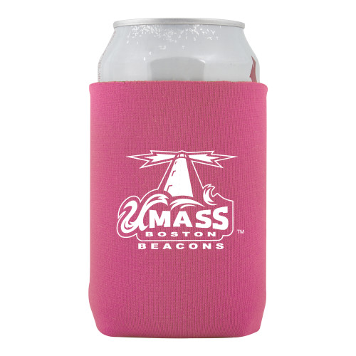  Neoprene Hot Pink Can Holder - Primary Logo