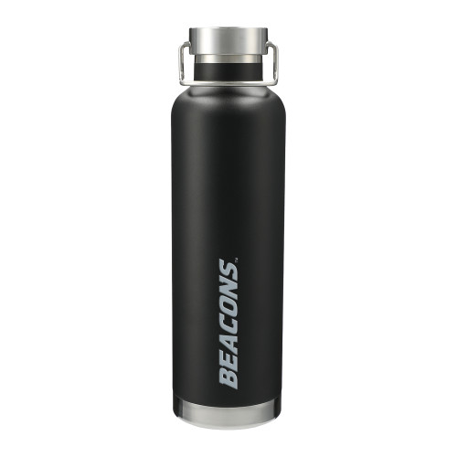  Thor Copper Vacuum Insulated Black Bottle 32oz - Beacons Flat Engraved