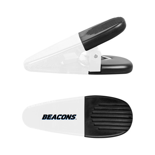  White Crocodile Clip/Magnet - Beacons Flat